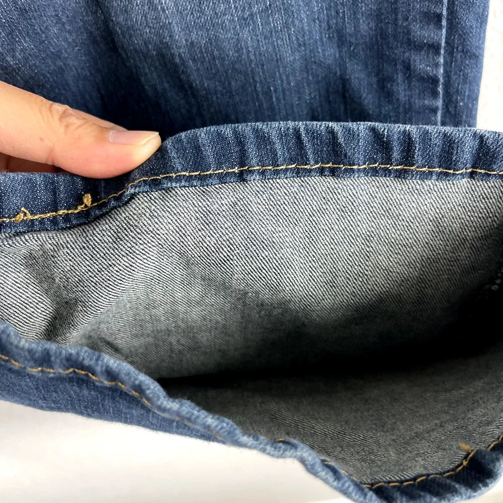Levis 559 Relaxed Straight Jeans Mens 36x32‎ Blue Dark Wash Faded Casual